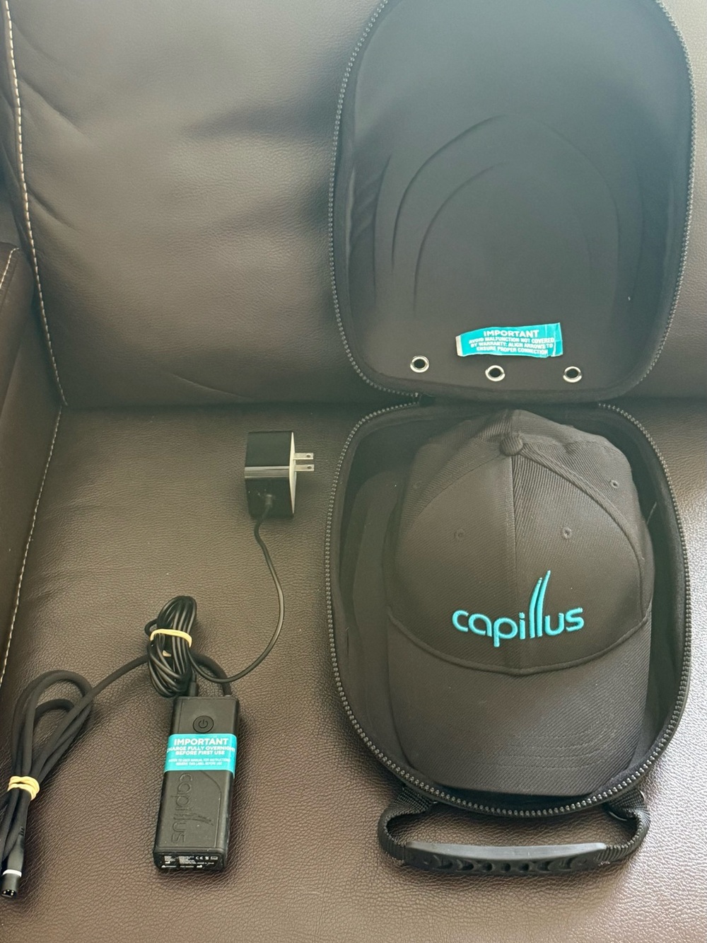 Capillus Laser Cap for hair growth with case
